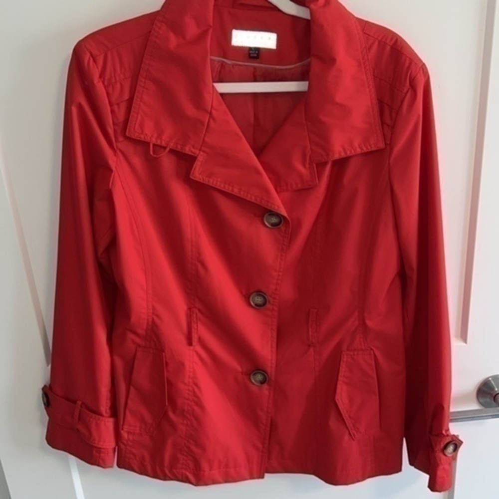 Giacca - Short raincoat - orange/reddish color - size large